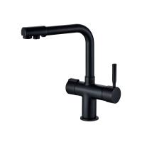 Смеситель для кухни с подключением фильтра, латунь VALFEX Boreas Black-2 (10)
